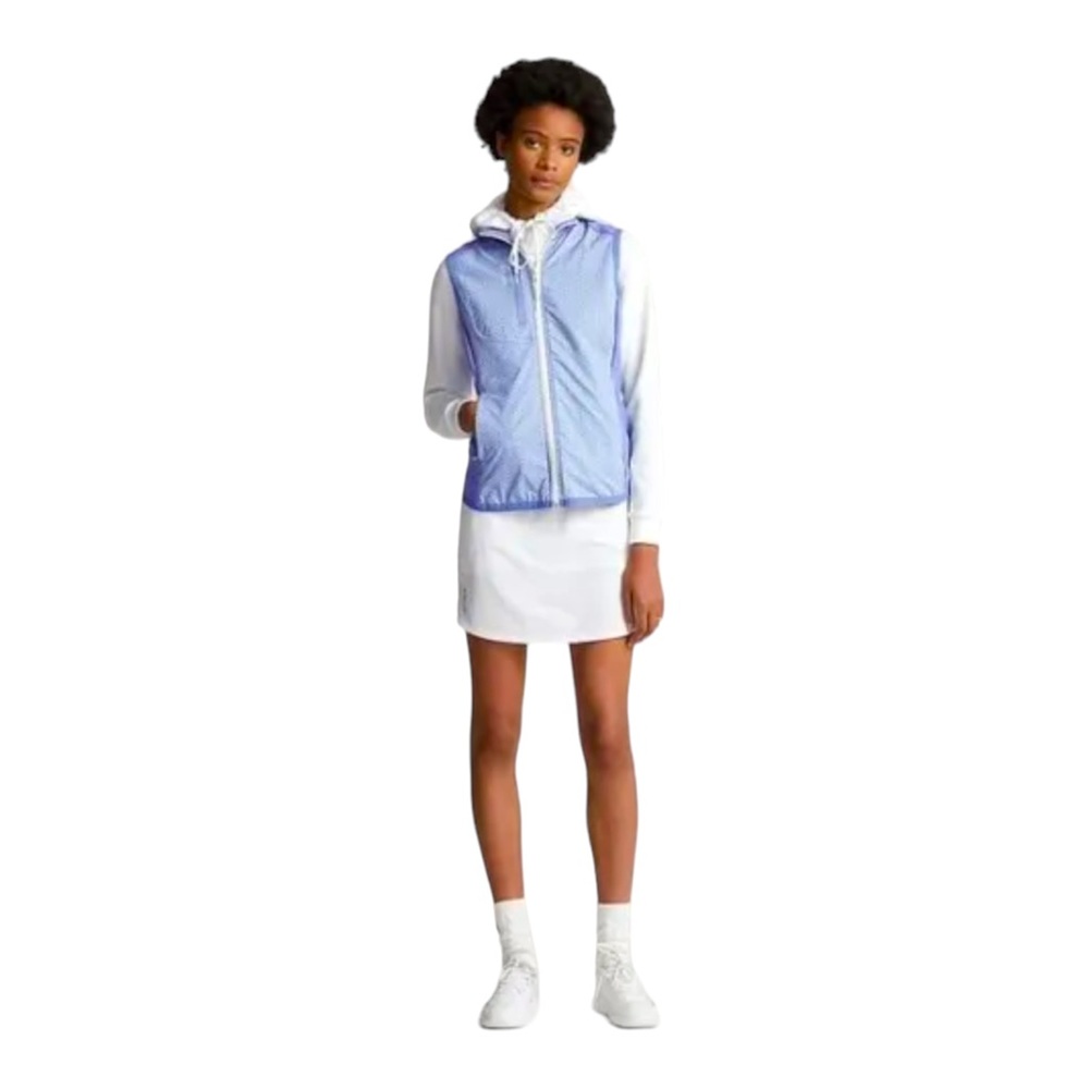 RLX Golf Ralph Lauren Women's S Printed Terry Sleeveless Full-Zip Vest‎ NWT $178